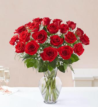 Long Stem Red Roses