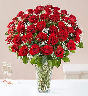 Long Stem Red Roses