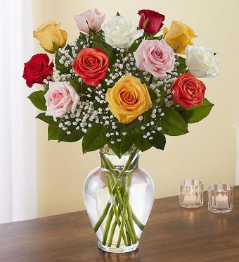 Premium Long Stem Assorted Roses