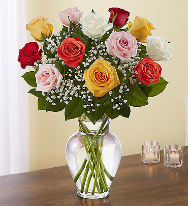 Premium Long Stem Assorted Roses