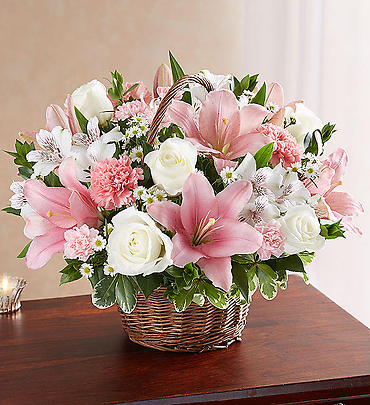 Peace, Prayers & Blessings Pink & White