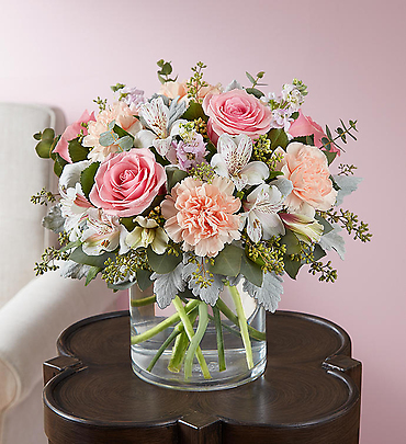 Blushing Blooms Bouquet