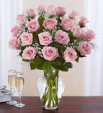 Long Stem Pink Roses